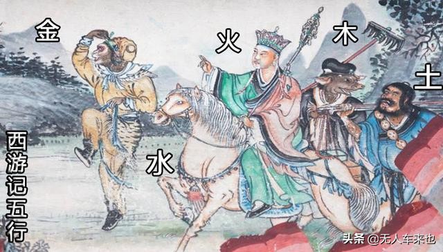 西游记师徒四人分别对应的五行,西游记中师徒五人的五行命格