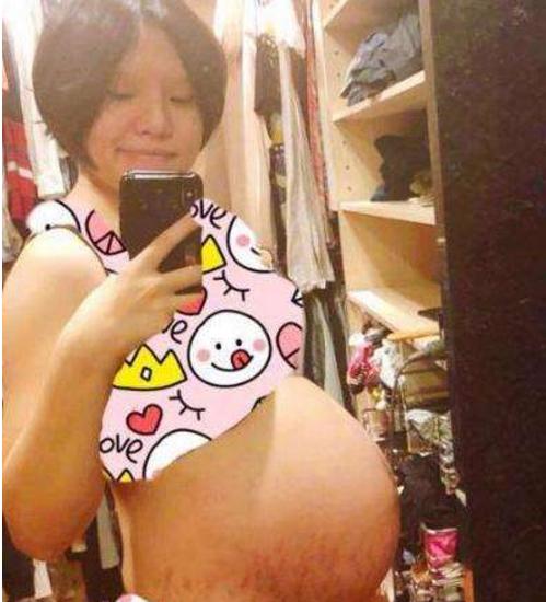 谢依霖二胎自己动手剪脐带,谢依霖顺产分享