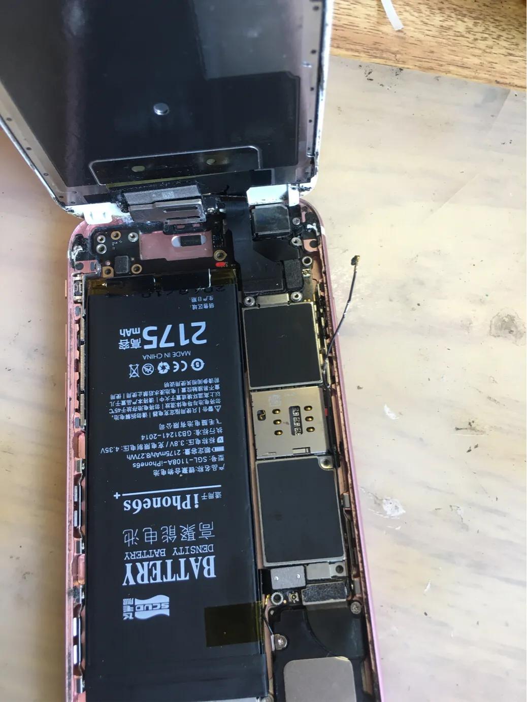 6s重摔不开机,6s进水不开机反复跳