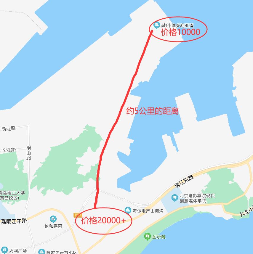 青岛最高住宅楼维多利亚湾55层,青岛维多利亚湾117平房子