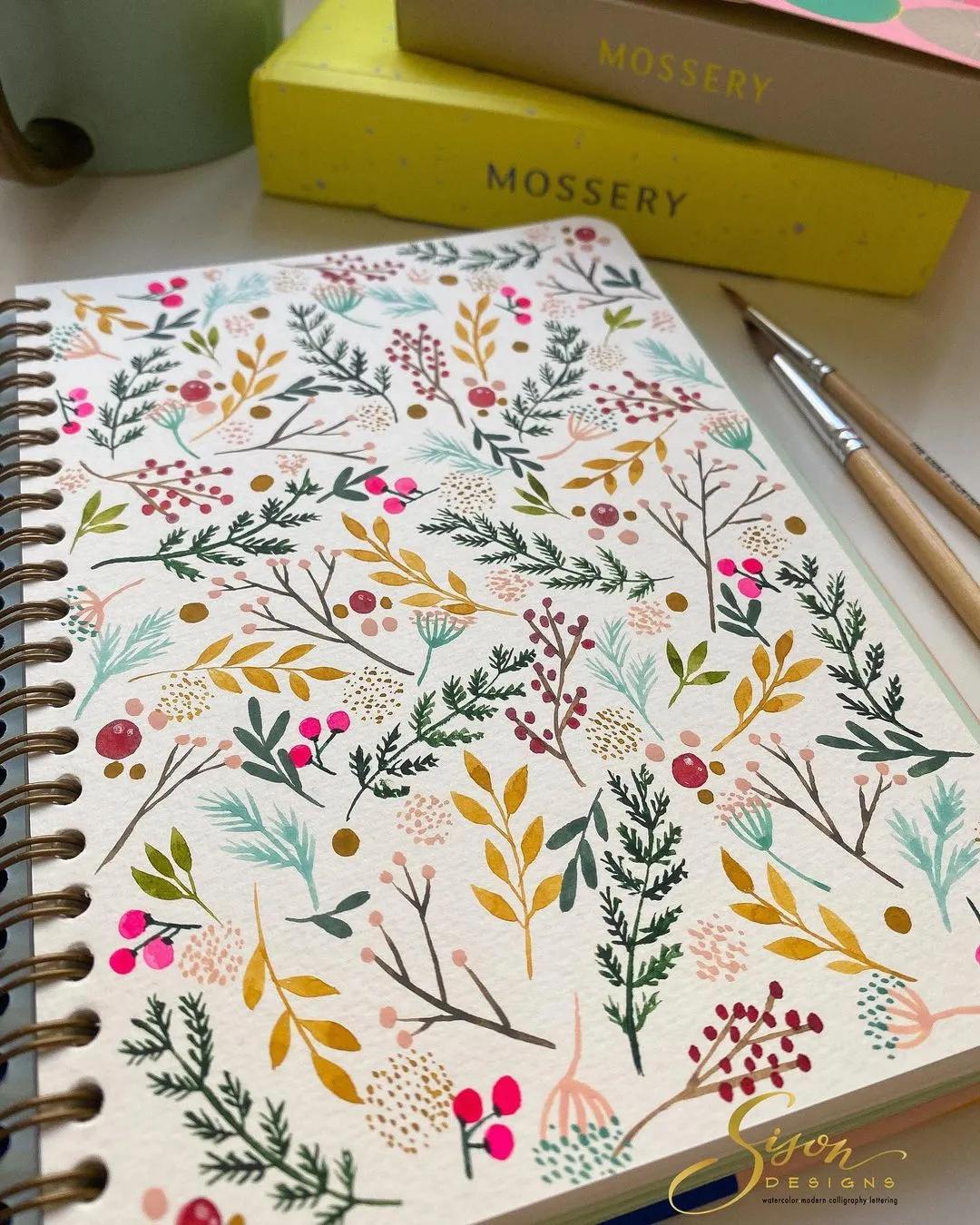 水彩手帐简单教程,水彩笔就能搞定的手账