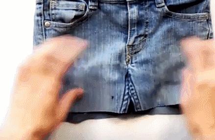 裤腰小怎么办30年老裁缝教你一招,牛仔裤腰大了怎么剪一刀改小