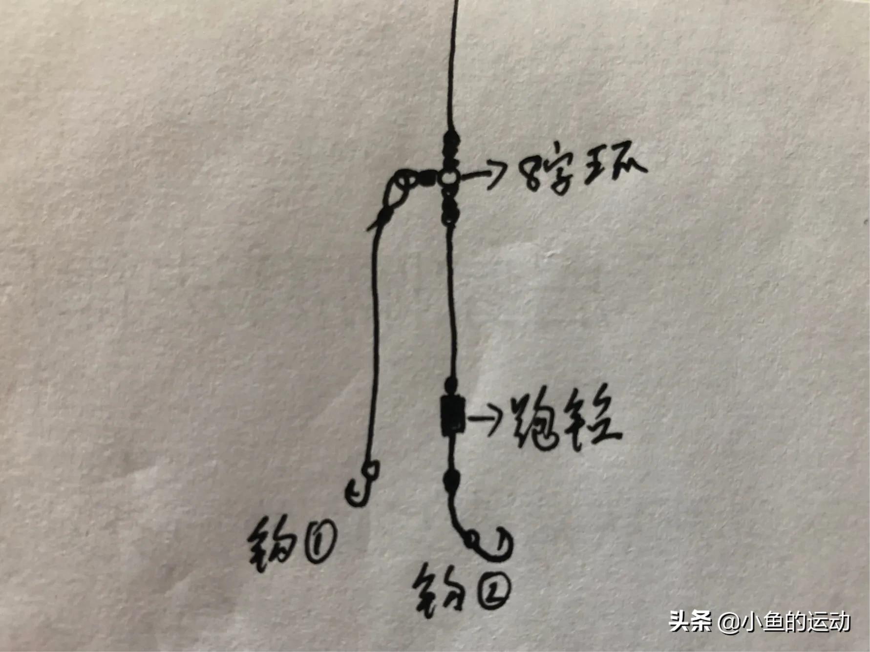 筏钓钓组图解视频,图解筏钓钓底钓组