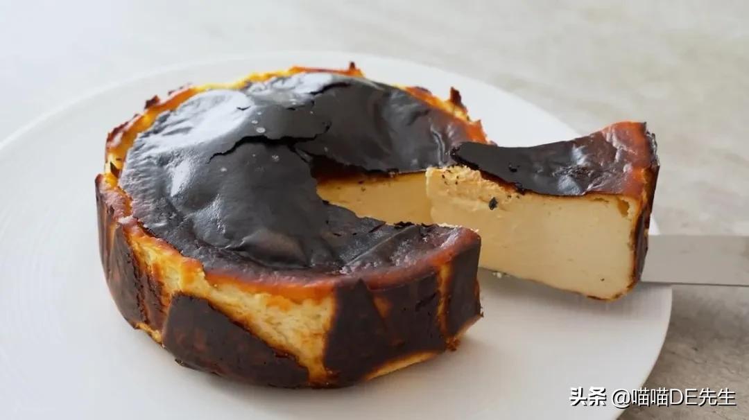 西班牙焦香芝士蛋糕,西班牙巴斯克芝士蛋糕