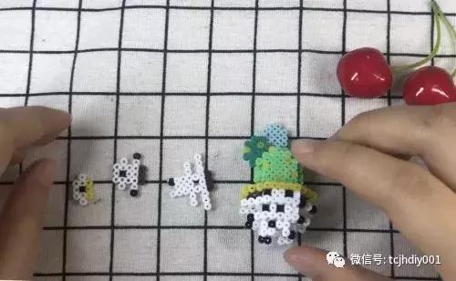 拼豆豆diy小图案彩虹,宝可梦拼豆图纸大全图片