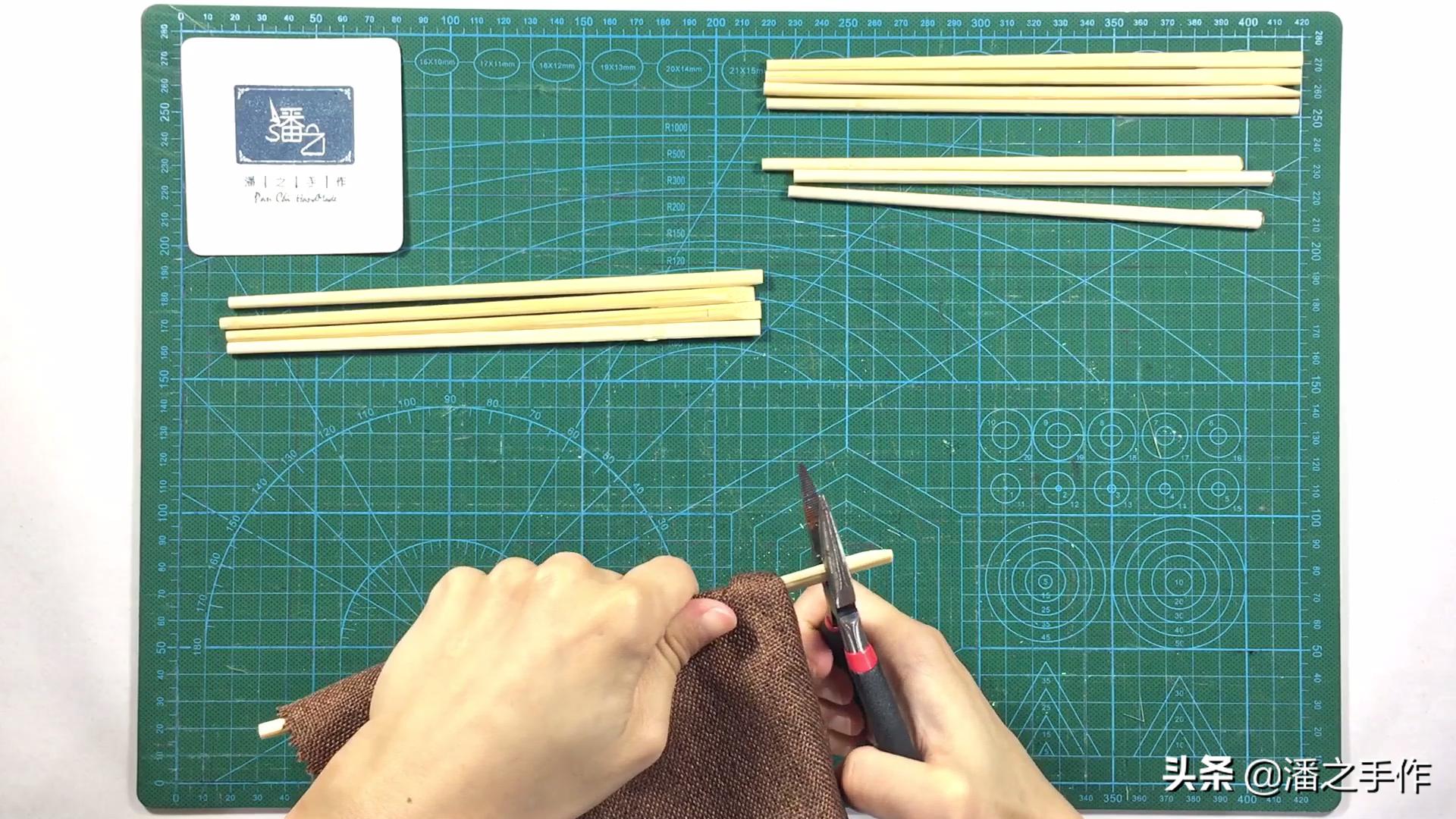 布艺灯笼手工制作教程简单,环保自制小灯笼