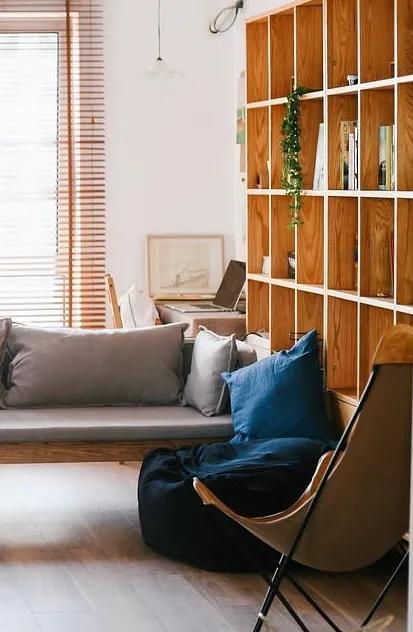 日式榻榻米茶室禅意设计,书房茶室一体多功能房榻榻米