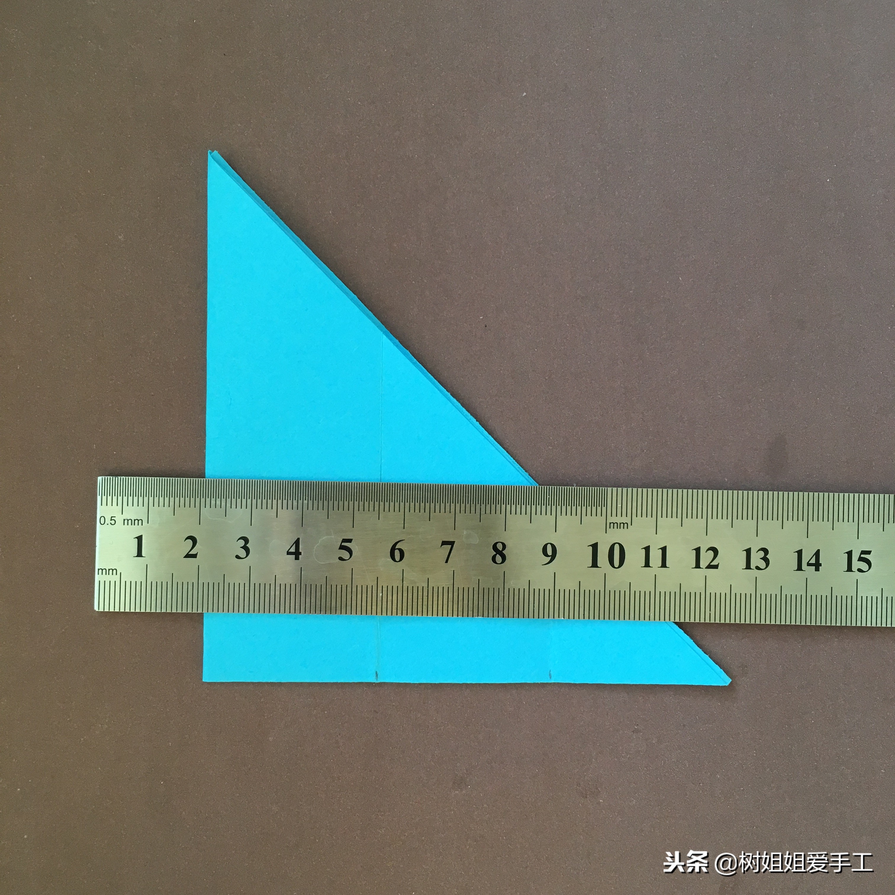 手工鱼嘴巴折法,十七秒折大嘴鱼