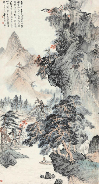 郑午昌花鸟,丝鬓散人郑午昌百幅绘画作品赏析