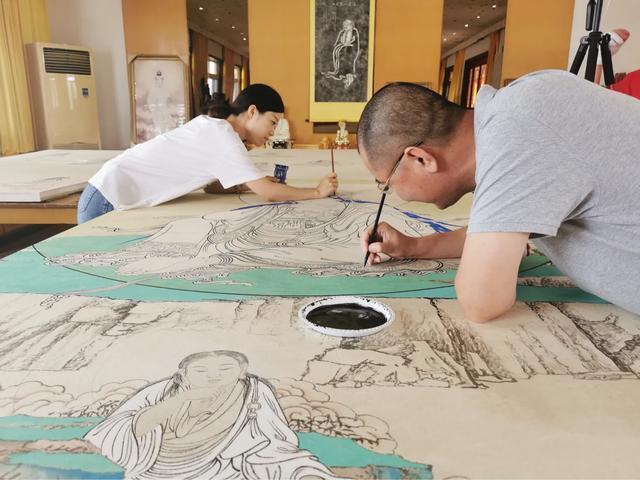 观音菩萨三十二像工笔画,观世音菩萨画像工笔画