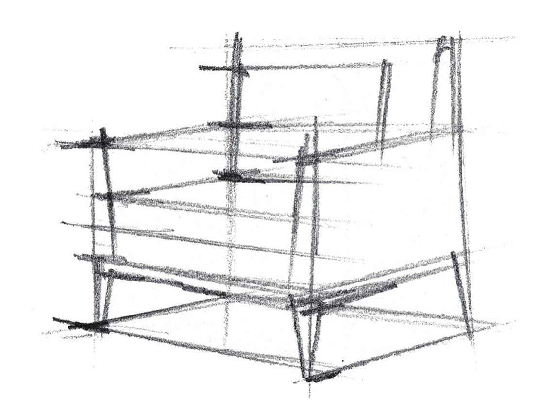 单体家具怎么绘制？分步骤教你画沙发和床，适合0基础临摹学习
