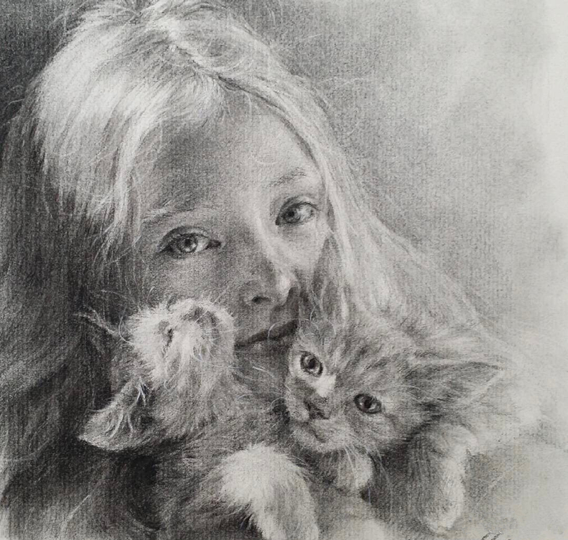 动物世界手绘画,写实素描动物插画教程