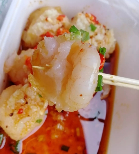 成都专门吃虾滑的店,成都小吃麻辣虾滑