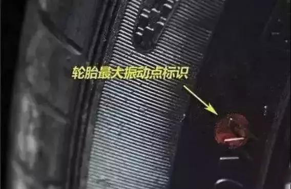 轮胎一红一黄两个点有什么用,汽车轮胎一红一黄的两个点