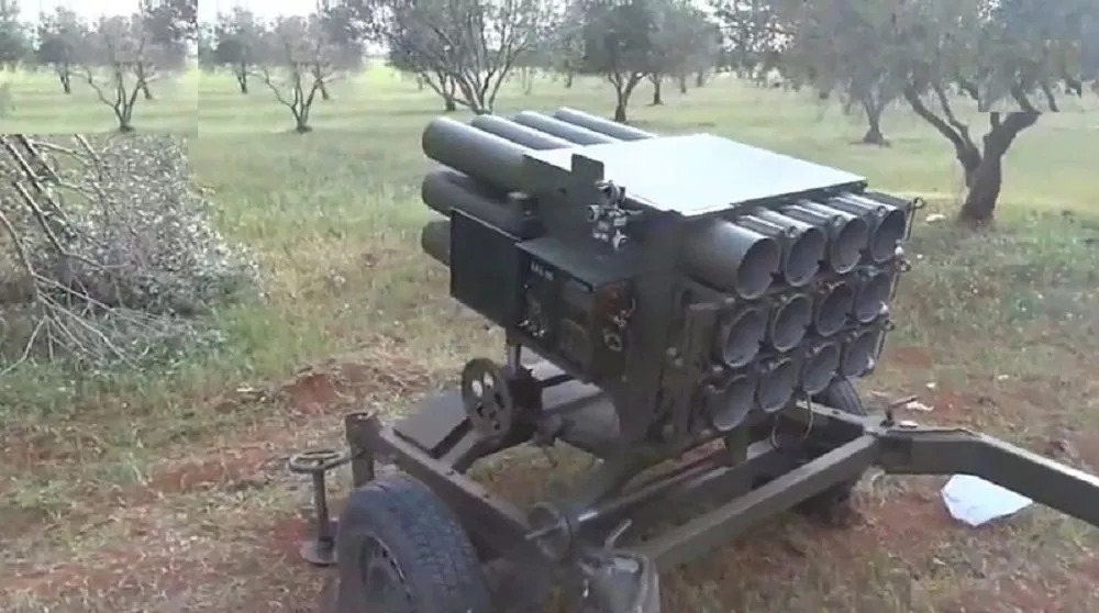 叙军空袭火箭炮,叙火箭弹袭击美军