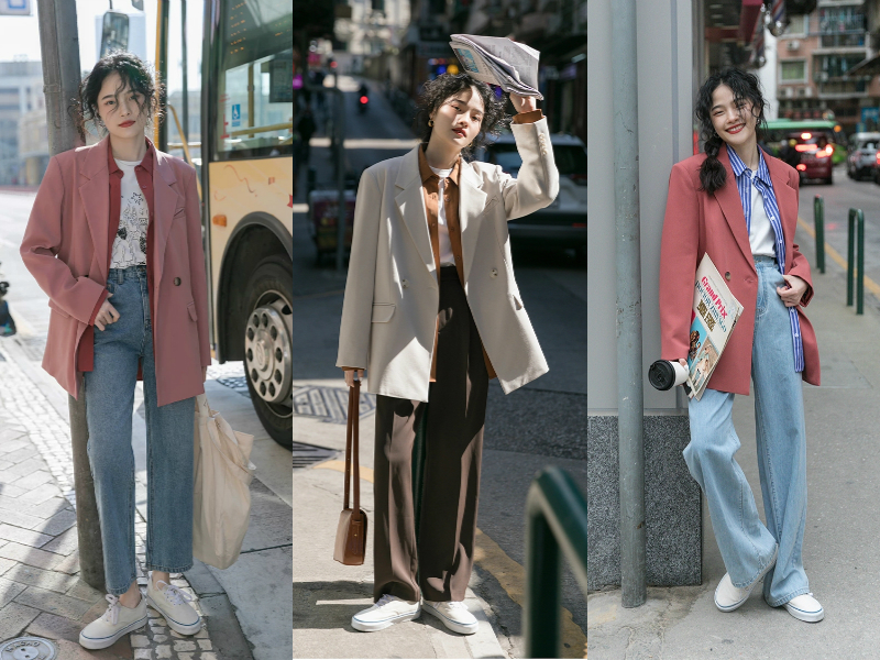 吴昕的秋冬时尚穿搭造型告诉你,吴昕穿西装的穿搭