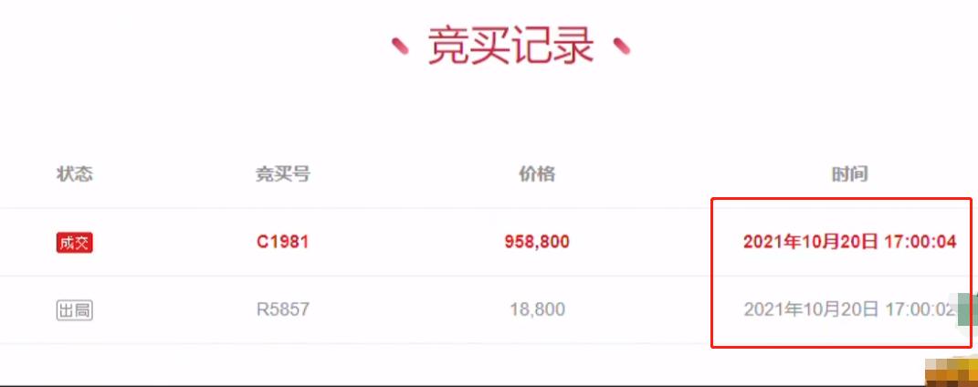 拍卖兰博基尼一次加价94万,男子想捡漏1万8的兰博基尼结果