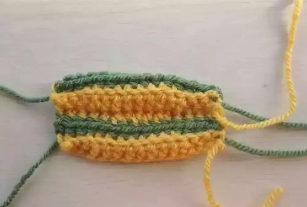 南瓜挂件钩针教程,钩针南瓜小挂件图解