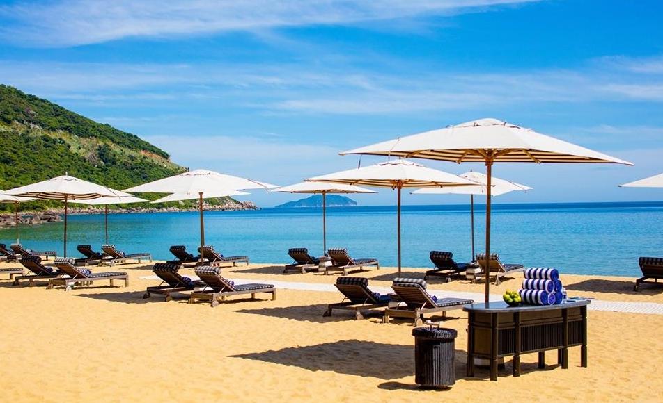 越南岘港海边三个字的酒店,越南旅游旅宿单人间