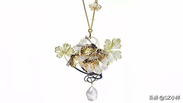 珐琅珠宝首饰设计,复古珐琅珠宝