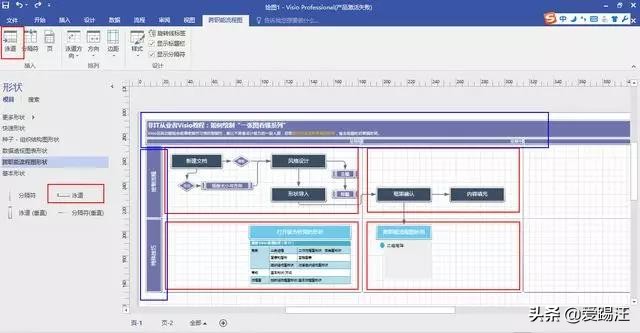 visio画知识结构图,visio布局图教程