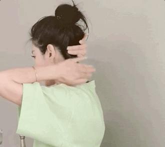 花瓣丸子头学生党蓬松,古风丸子头前额花瓣头饰