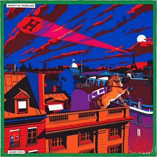 爱马仕丝巾-图案漂亮，故事更精彩