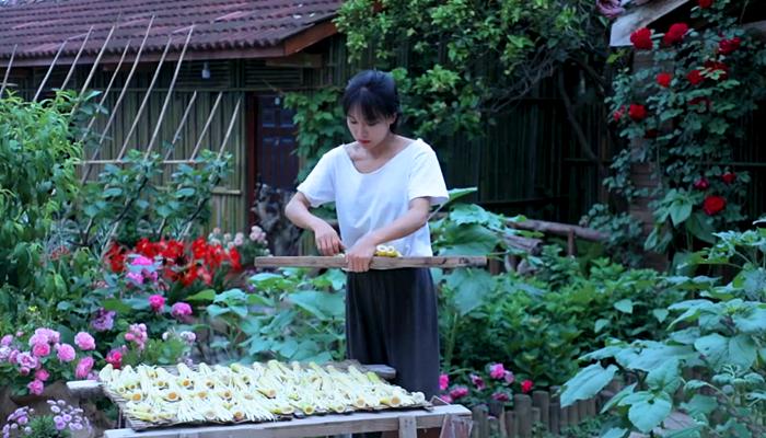 李子柒竹笋的全部视频,李子柒摘竹笋的视频