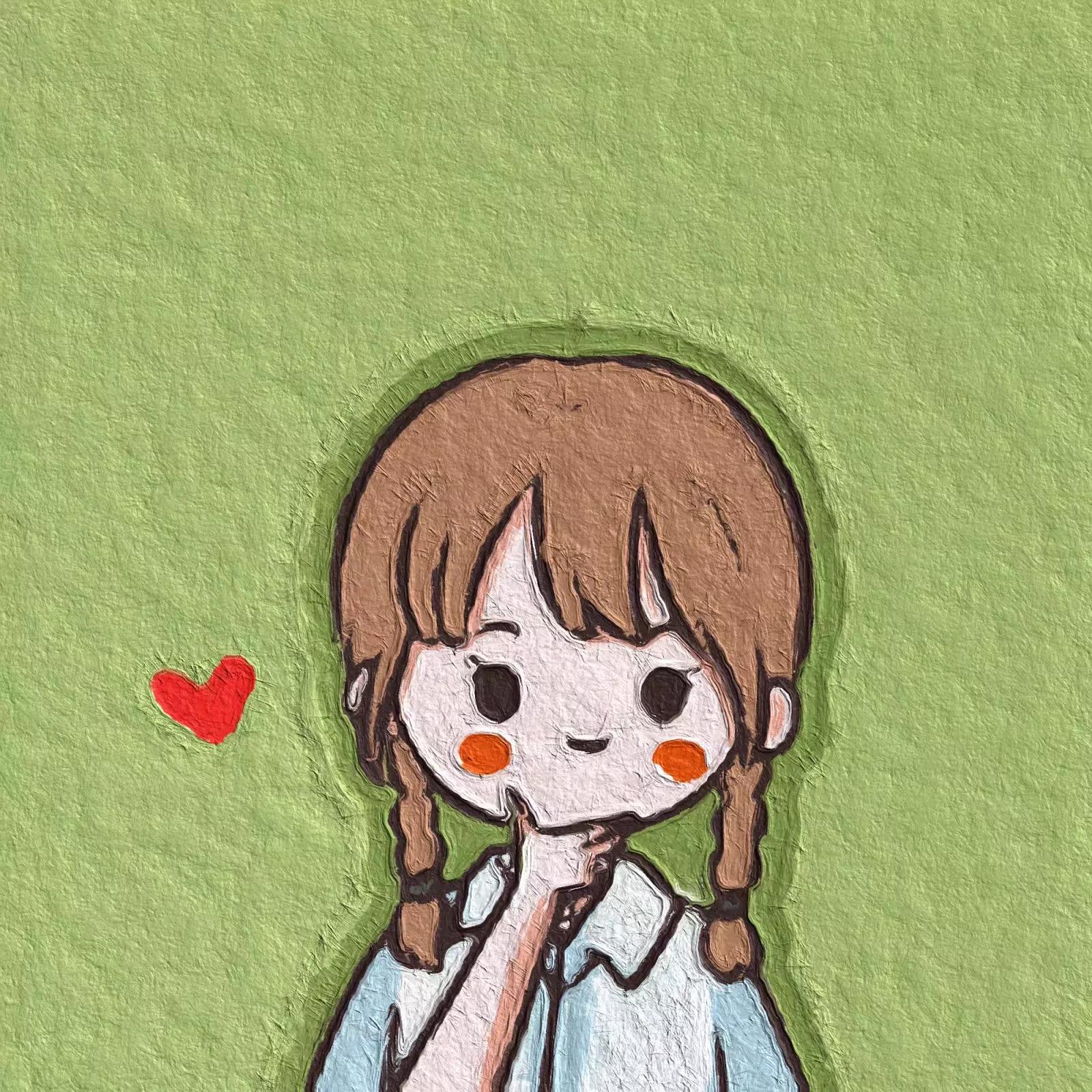 复古高贵卡通油画头像,女生头像ins高级质感漫画油画霸气