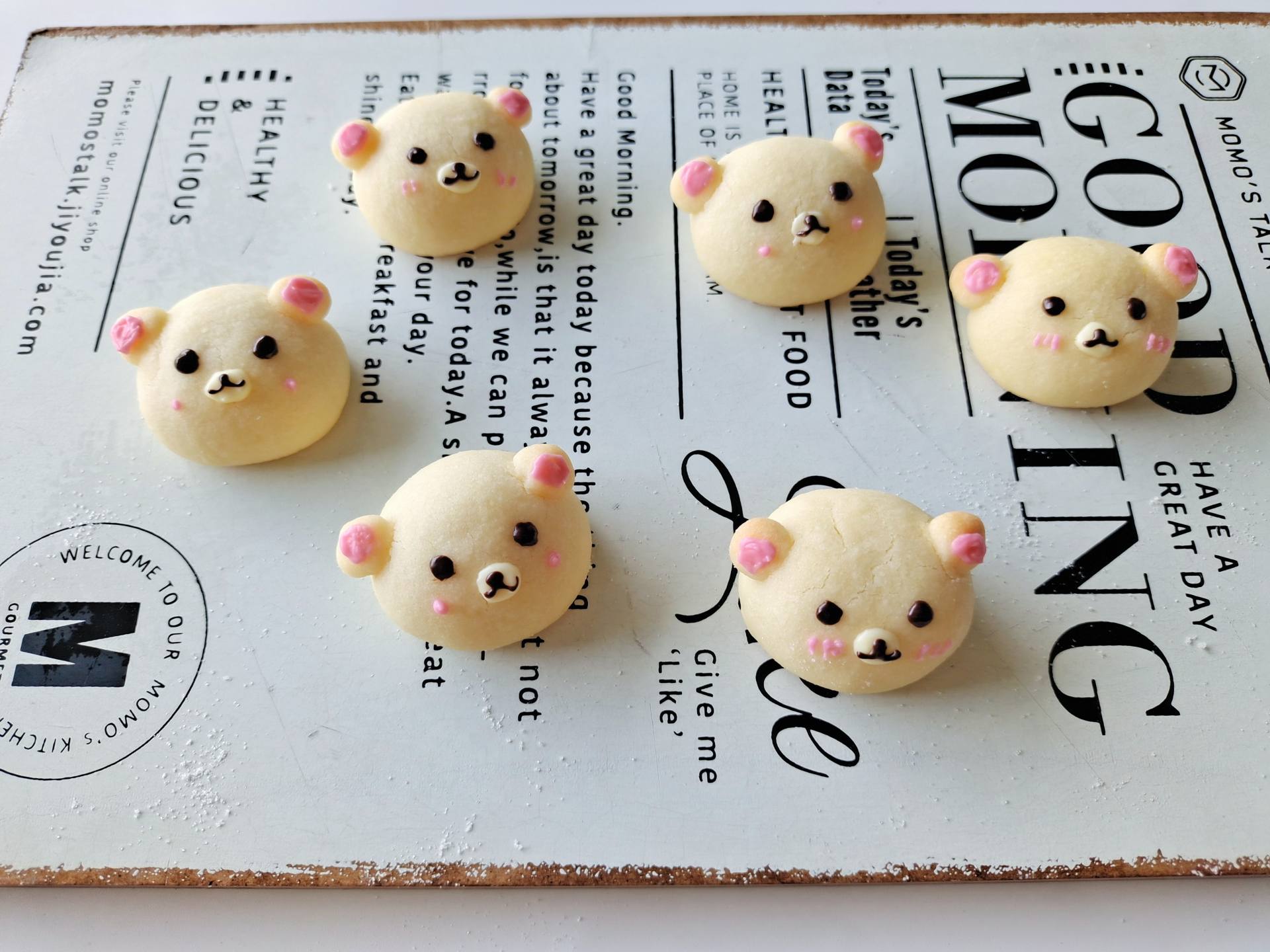 不需烤箱小熊饼干,不用黄油的小熊饼干