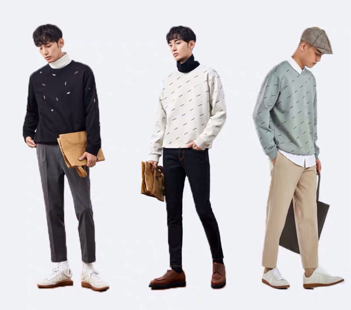 小个子男生秋冬衣服搭配,大肚子男生穿衣搭配秋冬