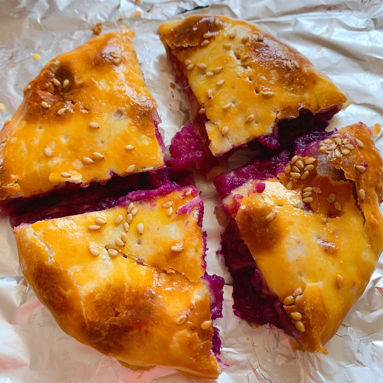 完美拉丝版【爆浆紫薯芝士】的做法+配方，奶香浓郁，色香味俱全