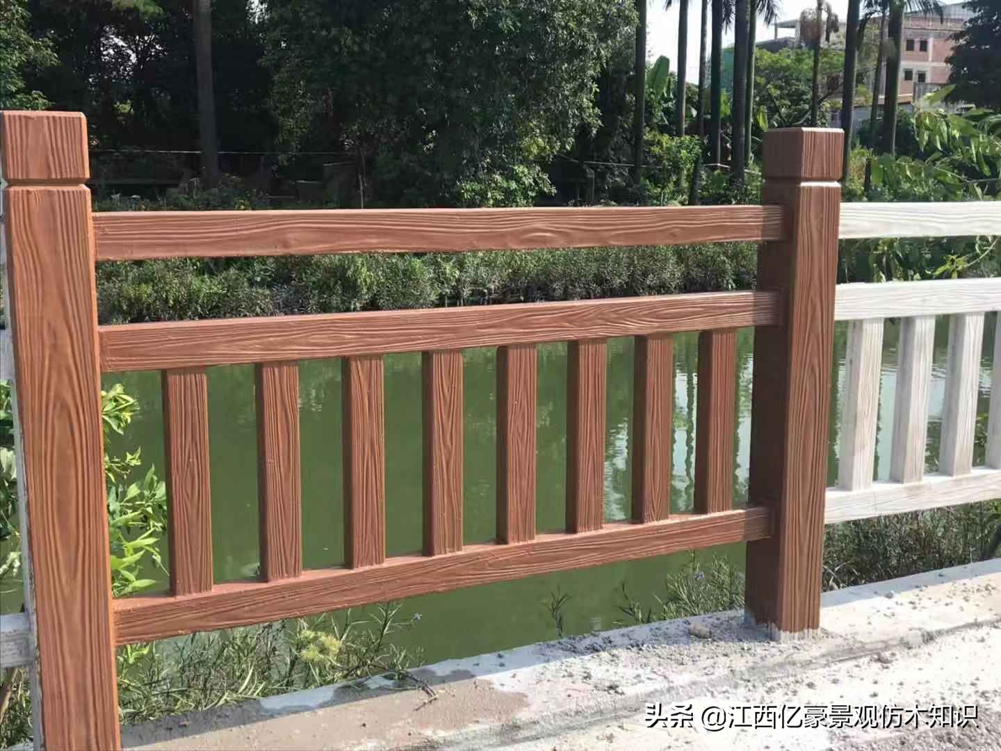 水泥混凝土仿木护栏多少钱一米,水泥仿木栏杆安装人工价格表