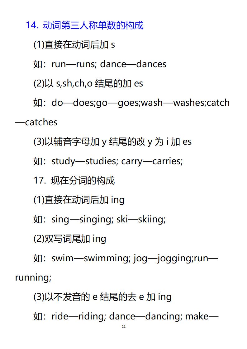 小升初六年级必考英语,六年级小升初英语知识点7天背完