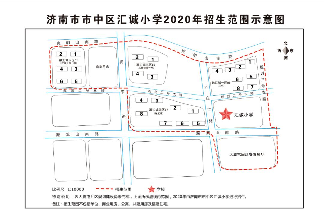 2019年小学学区房划分,市中区小学片区划分