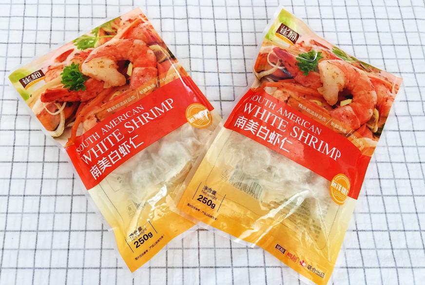 南美白虾虾仁,又白又嫩水晶虾仁