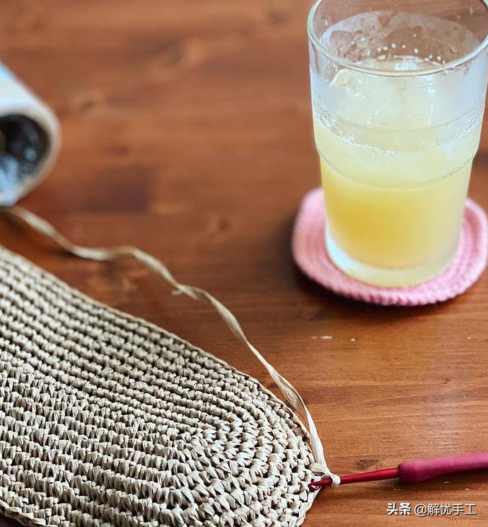 韩国钩针教程,简单的钩针编织包