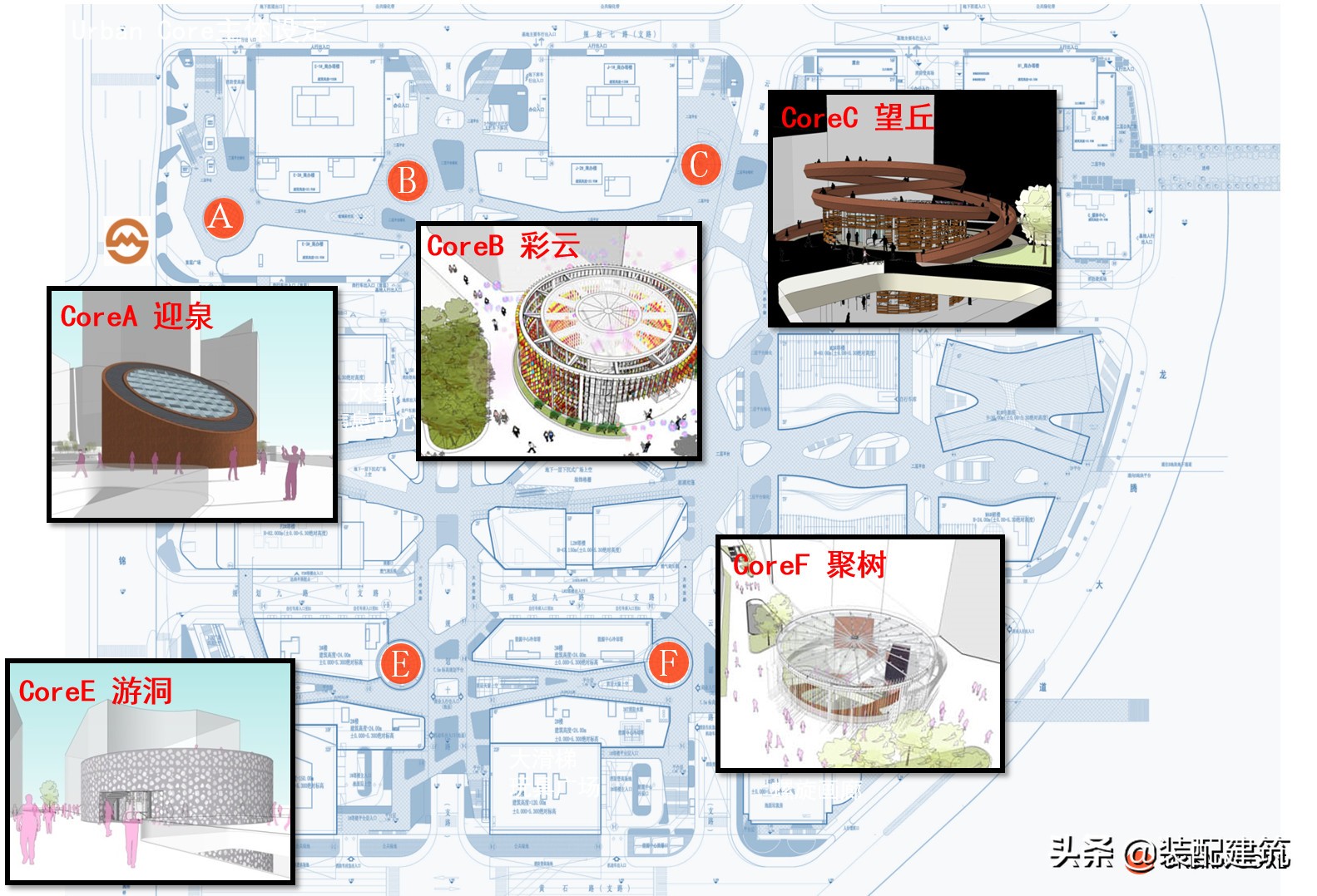 上海黄浦江边的标志性建筑,徐汇滨江西岸传媒港广告设计
