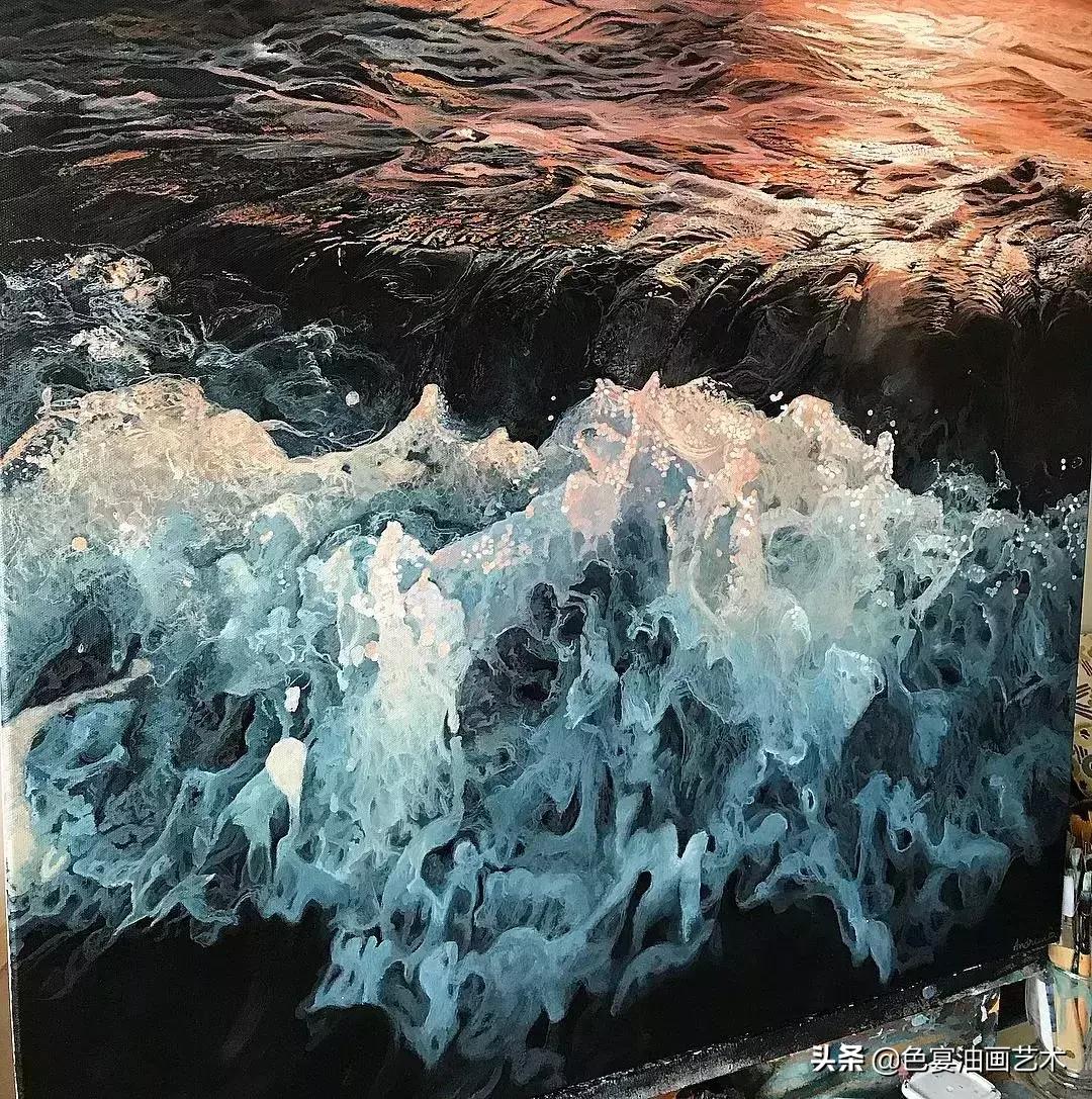 用最简单的画笔，画出绝美的大海