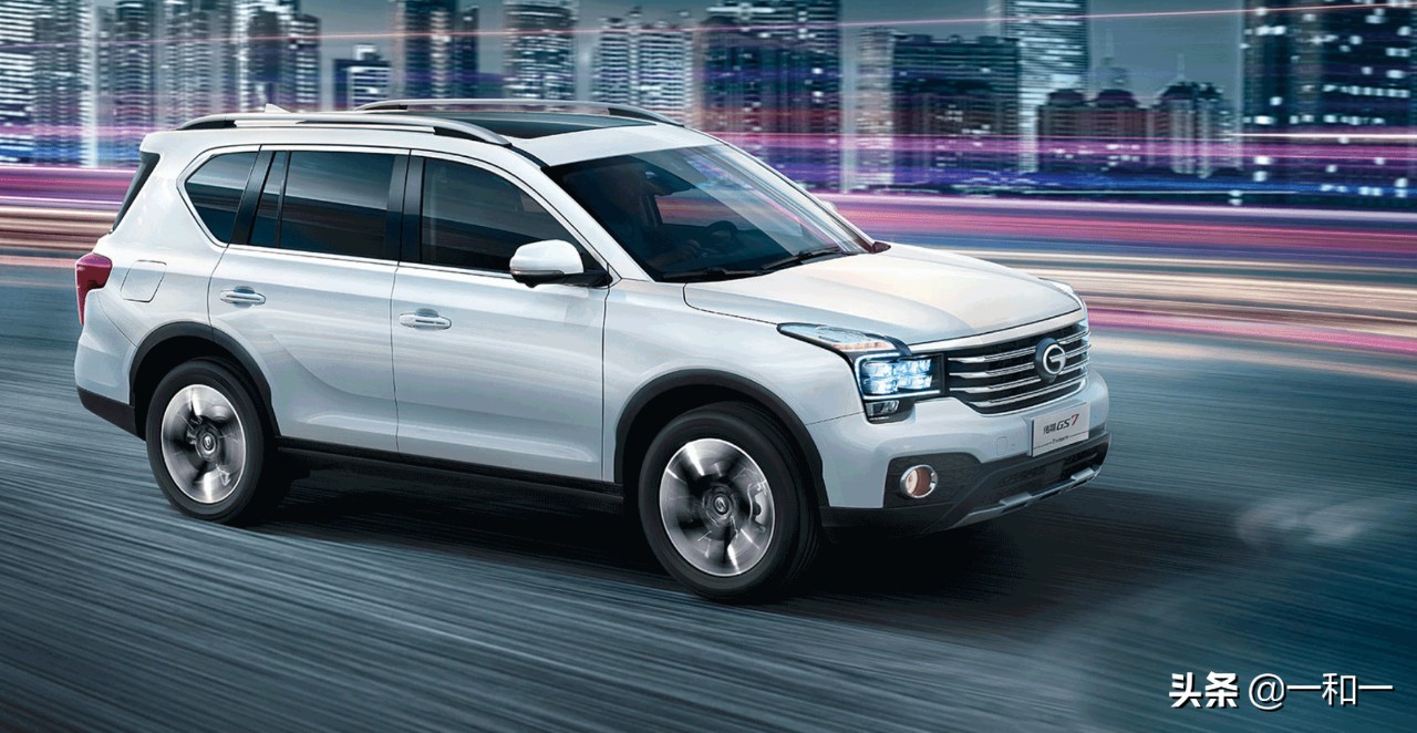 广汽传祺gs7黑银双拼,传祺suvgs7棕色