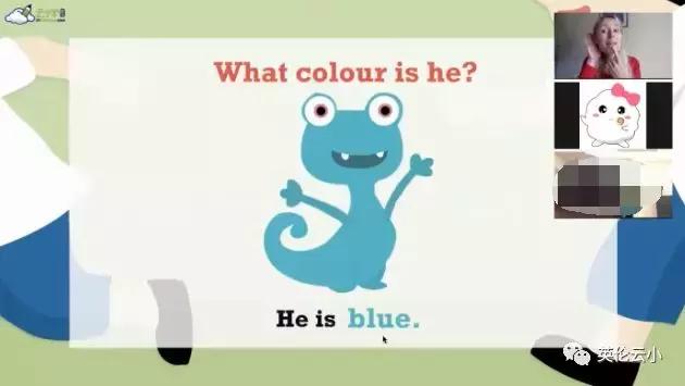 英伦云小学课程实录-认识你自己《Mybody》