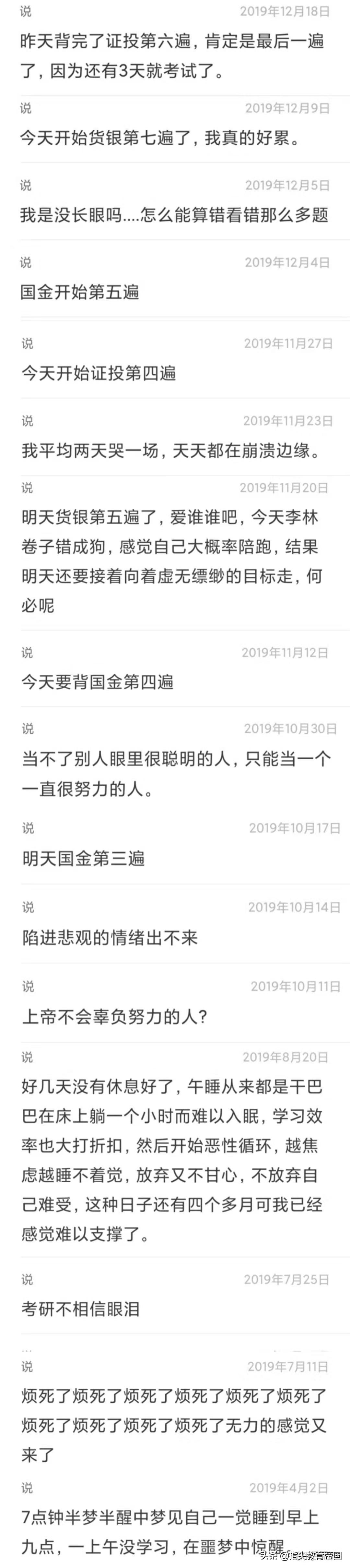2019年考研晒成绩,2021年学生晒考研成绩