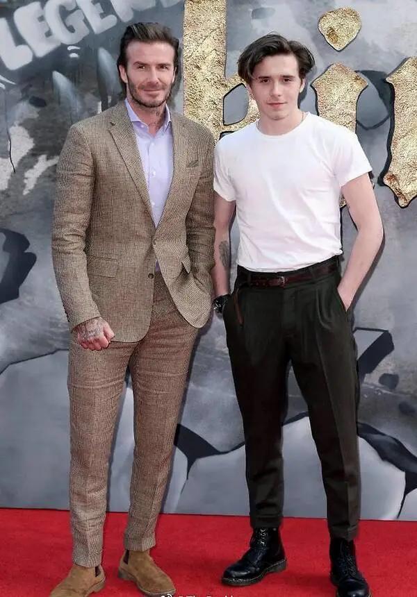 贝克汉姆的三个儿子颜值巅峰,贝克汉姆三个儿子哪个关系最好