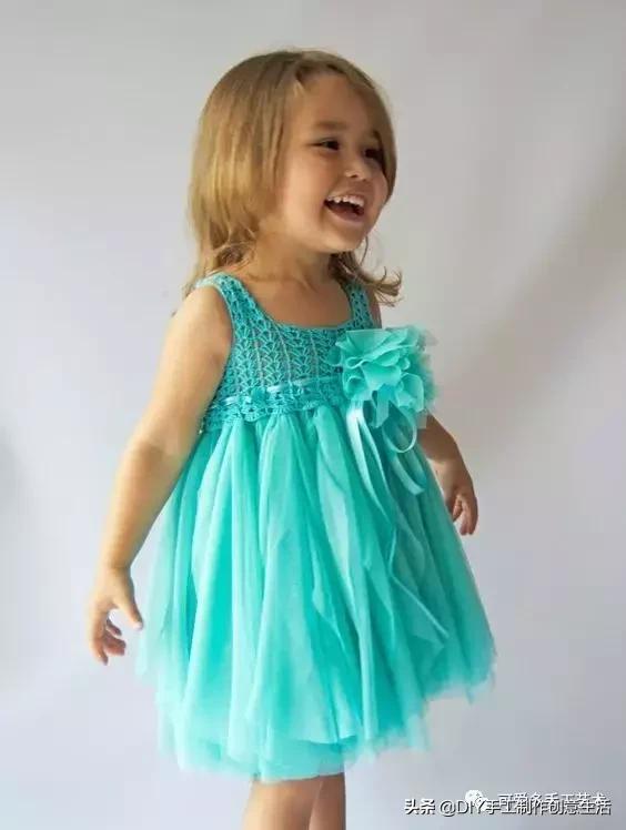 布艺手工制作蓬蓬裙,钩织裙子视频