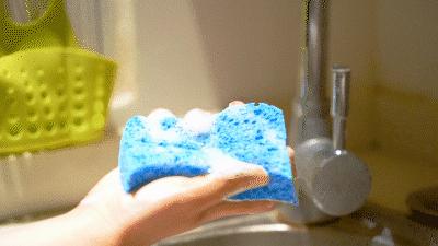 海绵百洁布强力清洁厨房洗碗神器,洗碗海绵去污百洁布