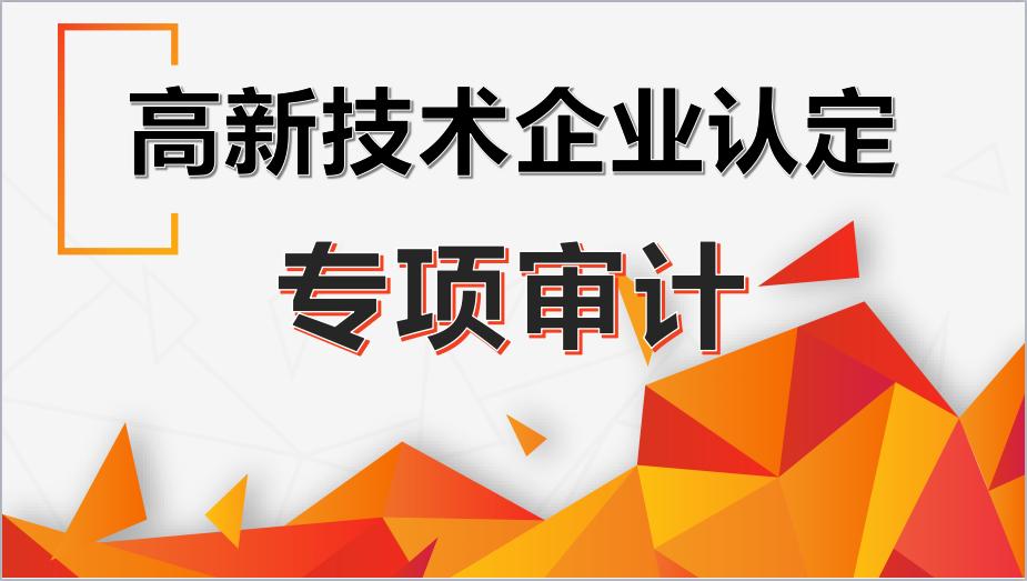 高新技术企业审计风险的表现,河北区高新企业认定专项审计收费