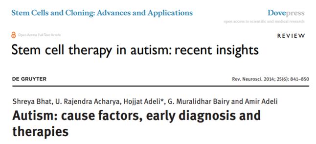 自闭症干细胞治疗方法,治疗自闭症儿童研究的历史成果