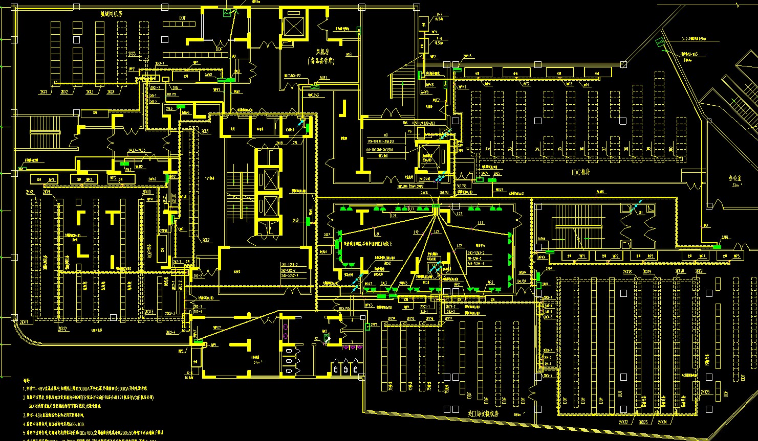 cad弱电机柜图标大全,弱电机柜CAD布置