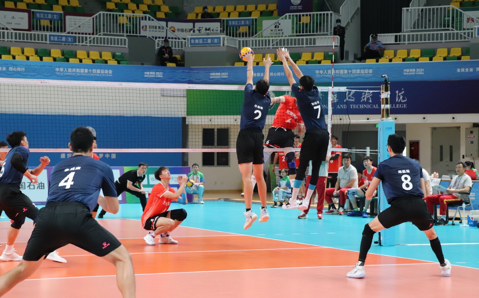 上海男排全运会夺冠视频,历届全运会男排前三名