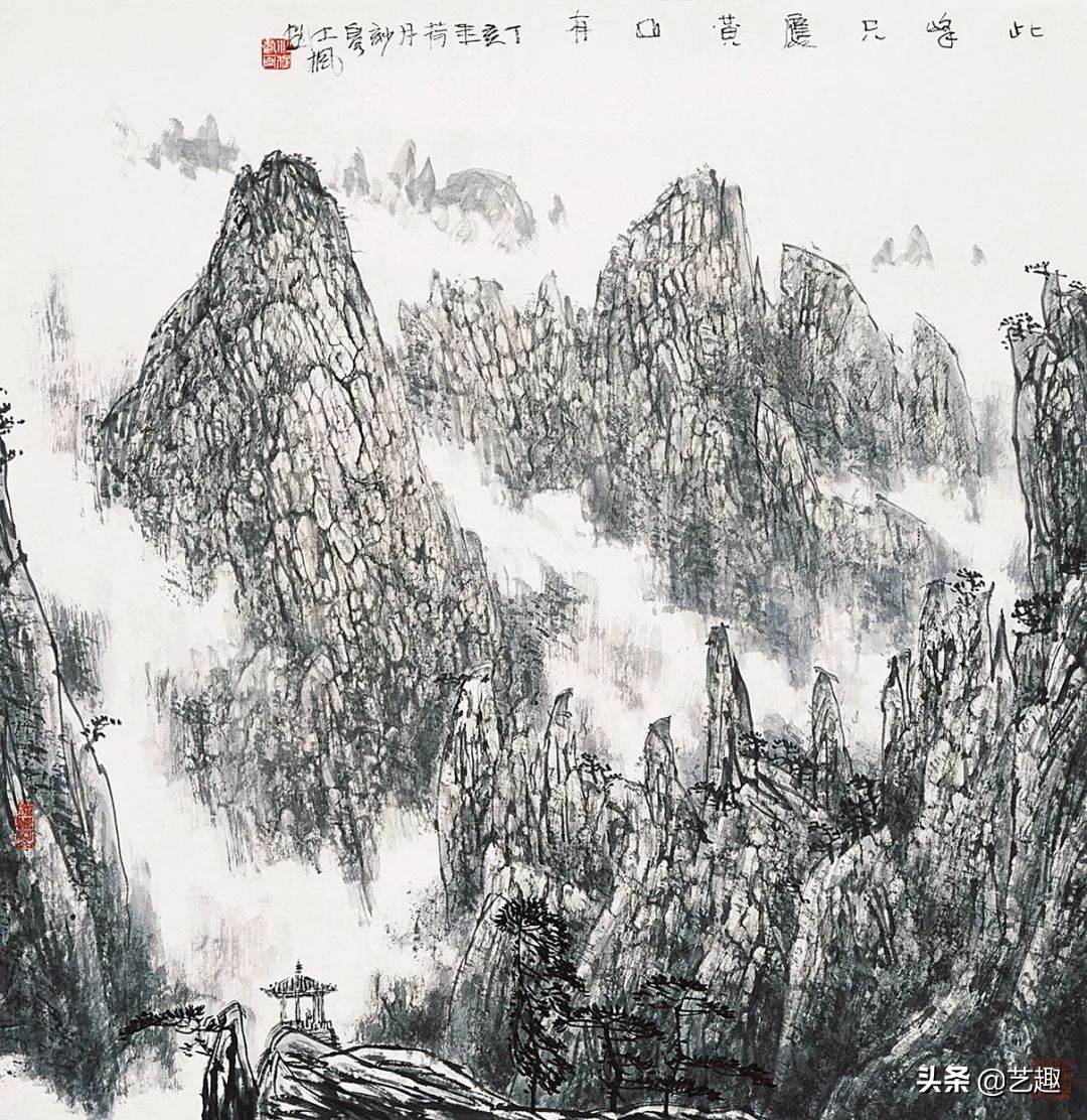 画家江枫作品,黄公望评价